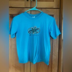 Anvil Blue turquoise Arizona colorful gecko y2k vintage tee youth medium M